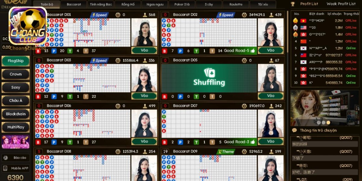 5+ sản phẩm giải trí đẳng cấp của Dream Gaming tại Choáng Club