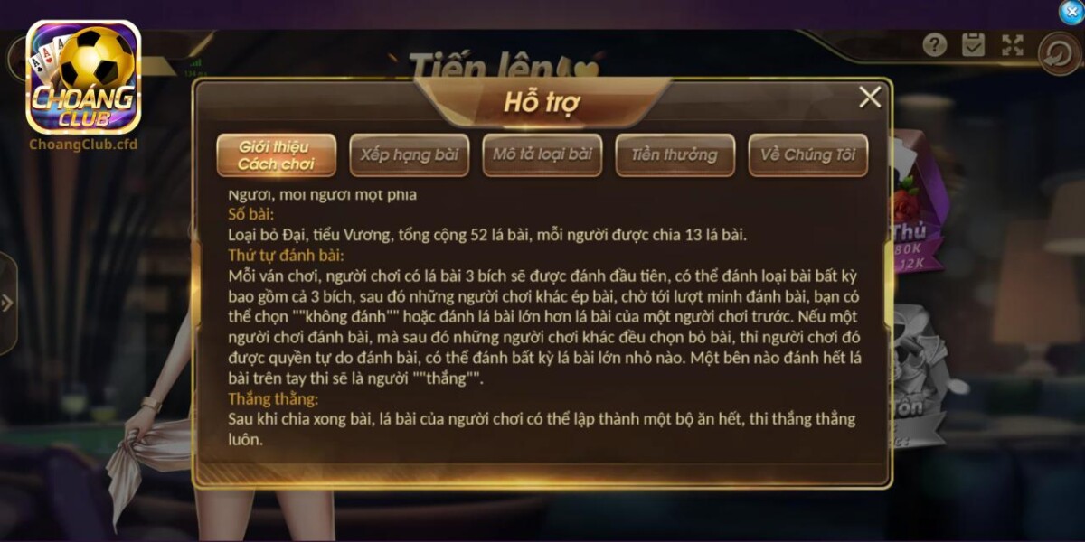 Luật đánh bài Tiến Lên Choang Club mới nhất siêu đẳng cấp