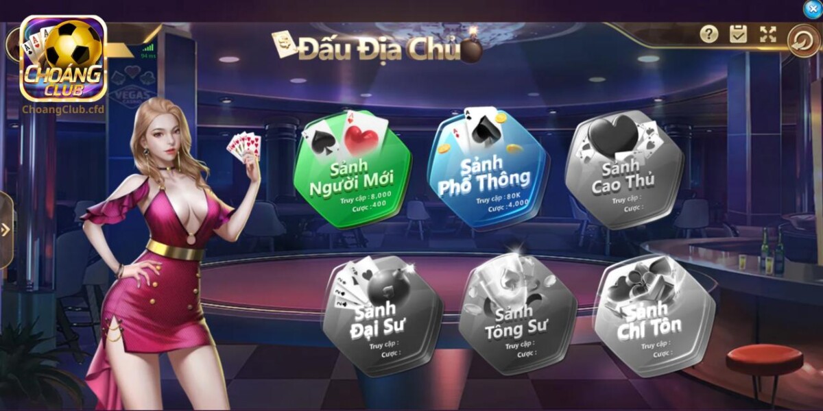 Mức cược được cổng game Choang Club cung cấp