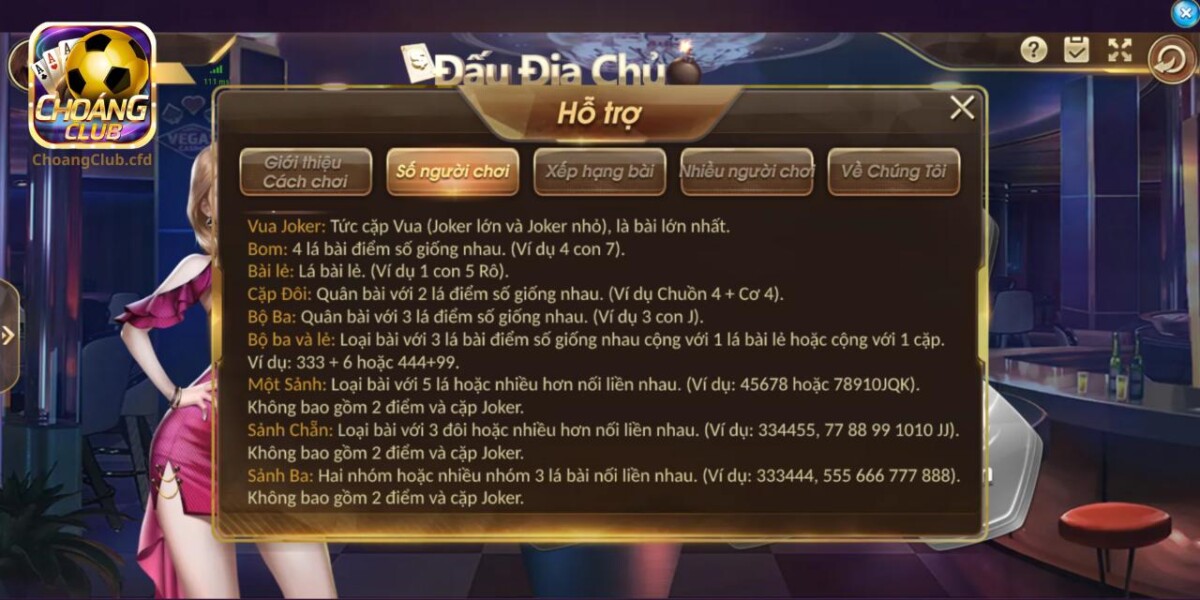 Thuật ngữ quan trọng trong đánh bài Đấu Địa Chủ tại Choang Club