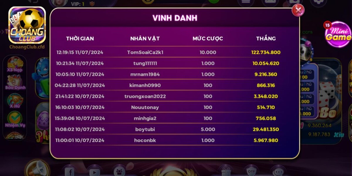 Top BXH nổ hũ Mini Poker tại Choáng Club
